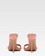 Mule de piel rosa Texas