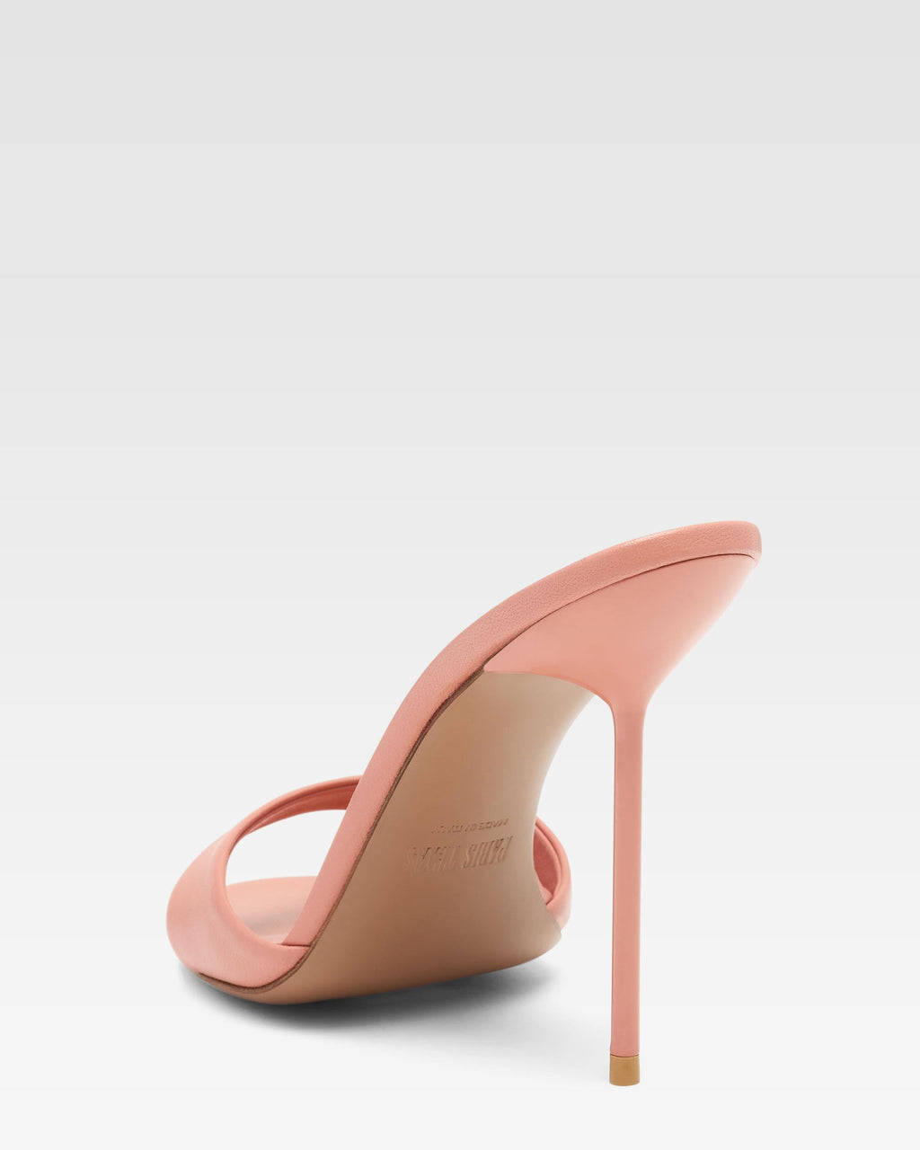 Mule de piel rosa Texas