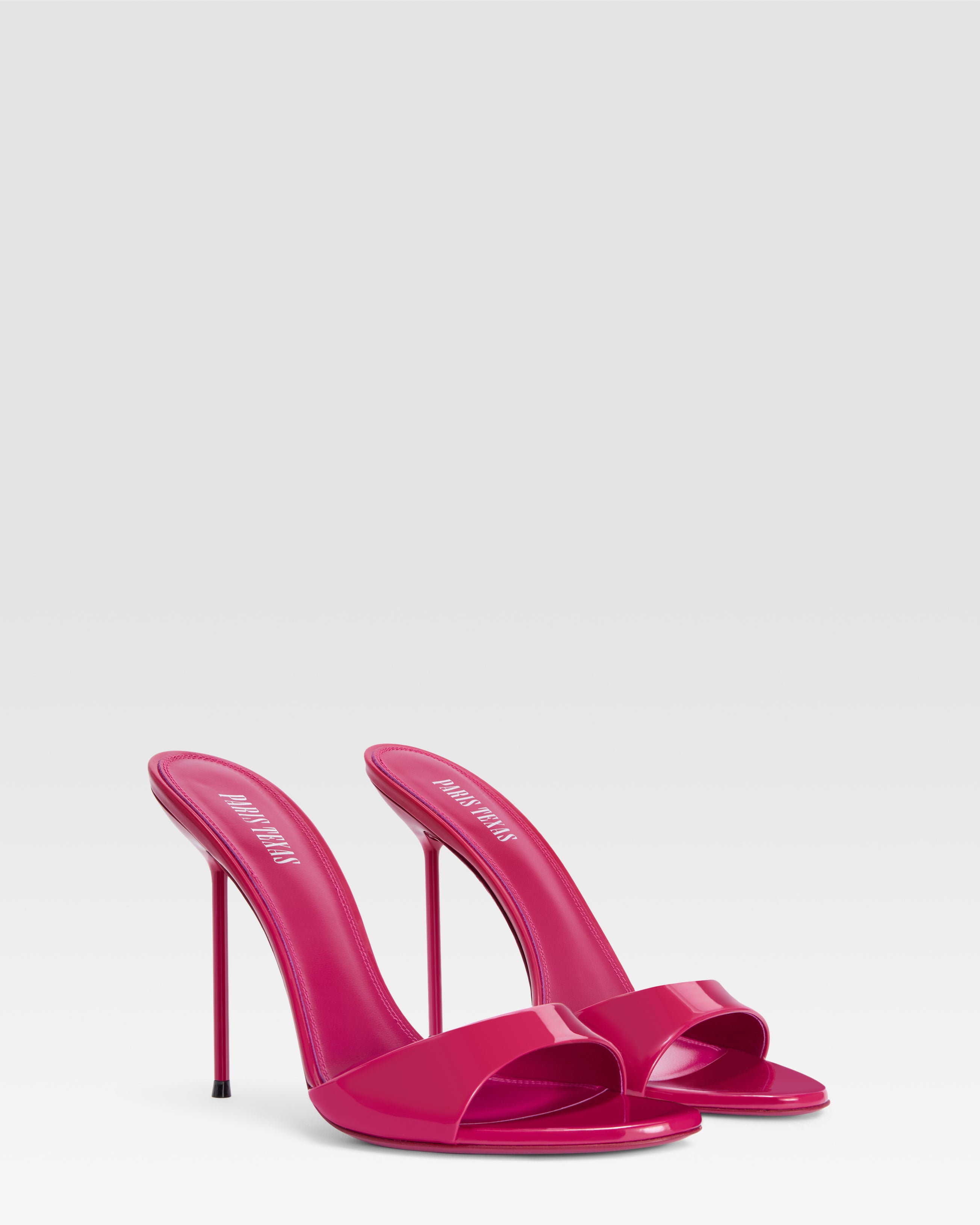 PATENT LEATHER MULE