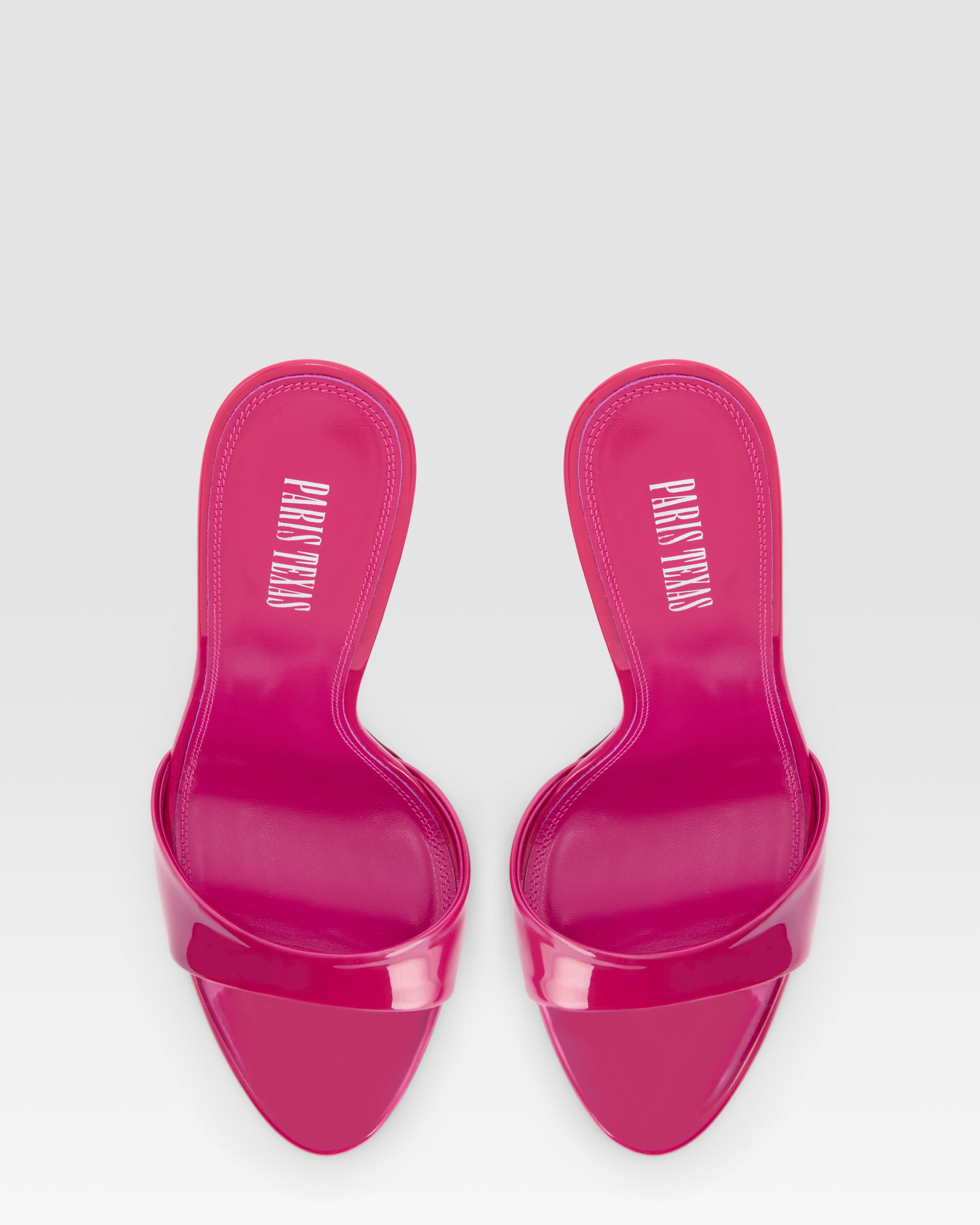 PATENT LEATHER MULE