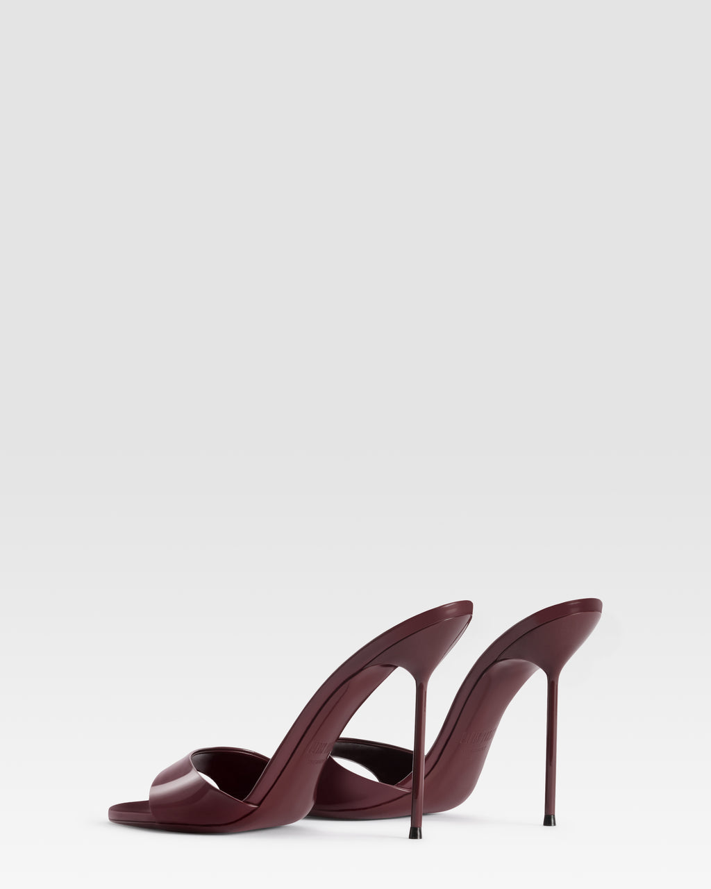 MULE EN CUIR VERNI