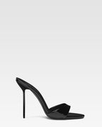 Patent leather mule