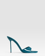 MULE EN CUIR VERNI