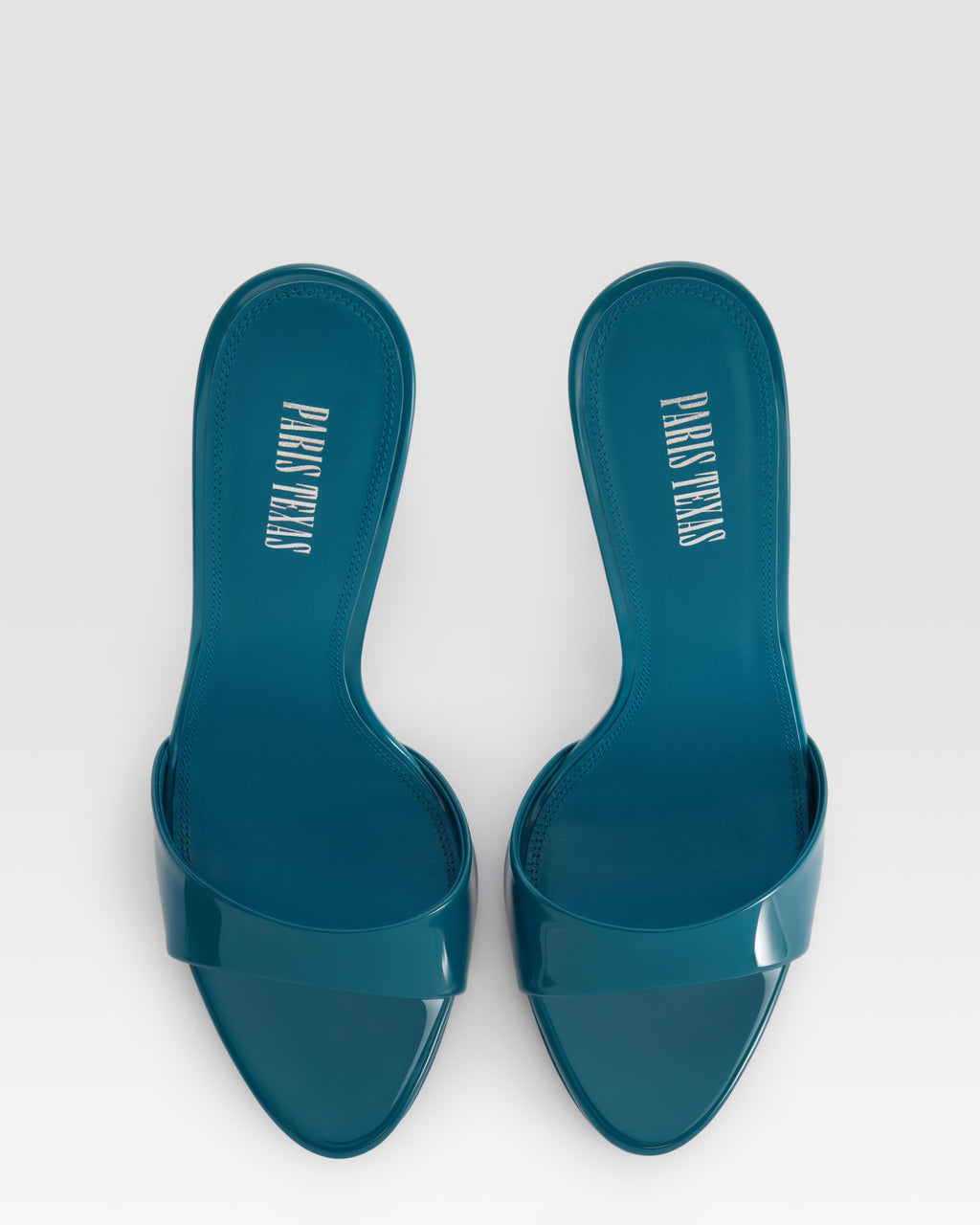 MULE EN CUIR VERNI