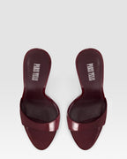 Patent leather Mule