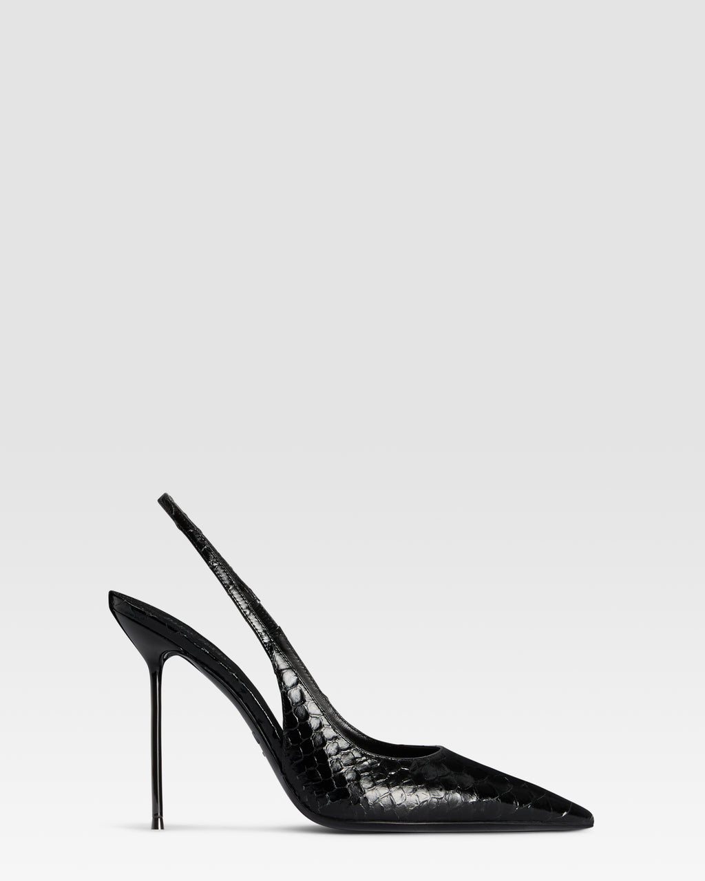 PYTHON-PRINT LEDER SLINGBACK