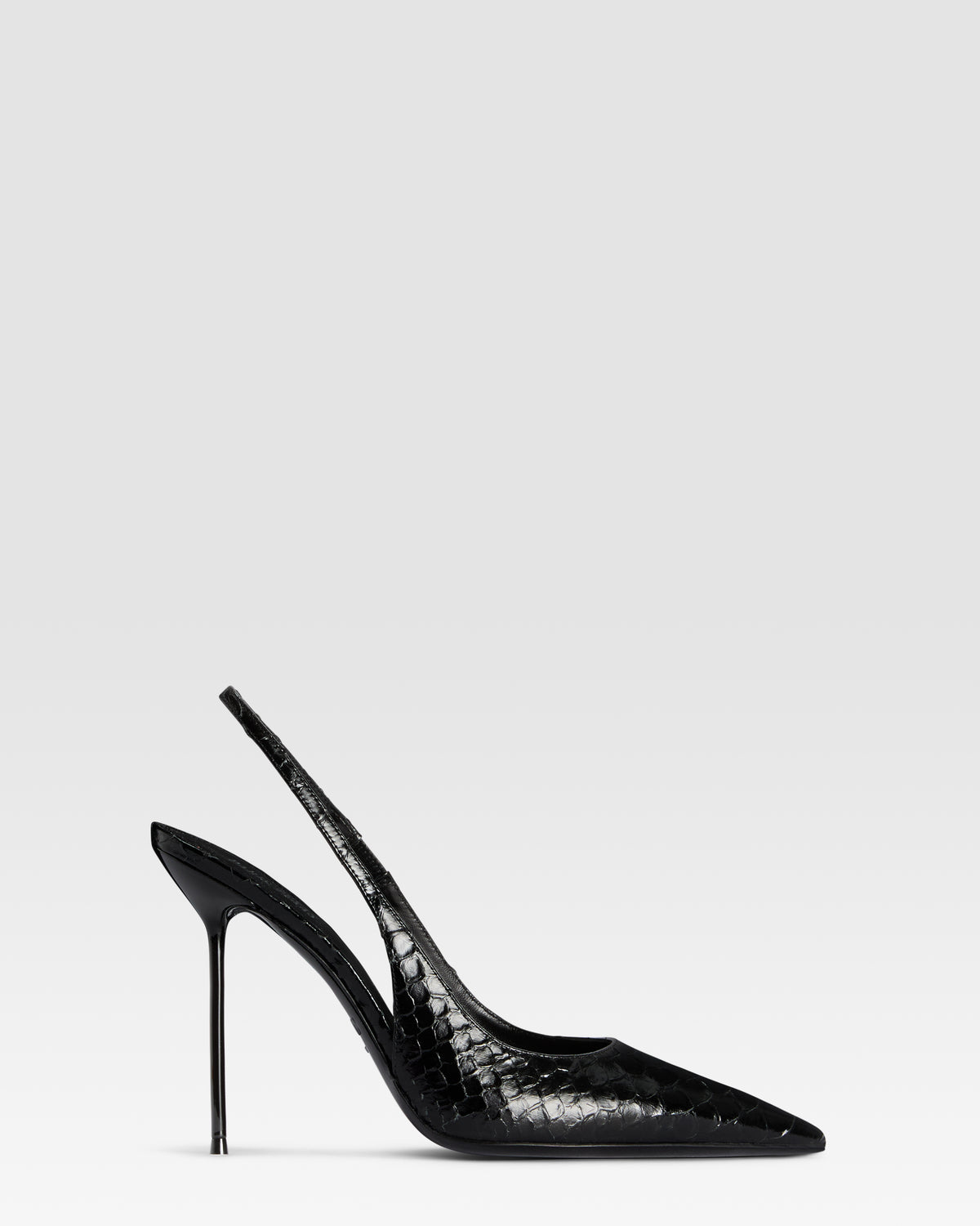 SLINGBACK IN PELLE STAMPA PITONE