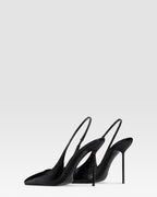 PYTHON-PRINT LEDER SLINGBACK