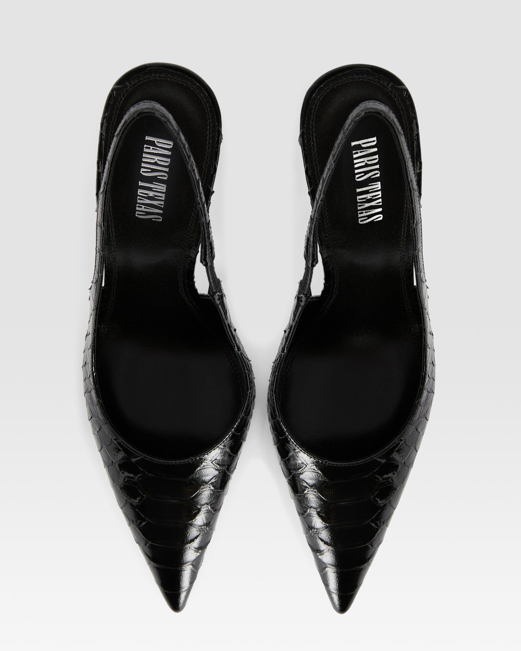 PYTHON-PRINT LEDER SLINGBACK