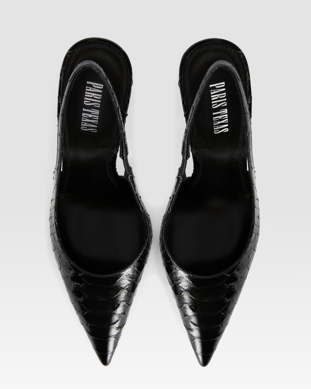 PYTHON-PRINT LEDER SLINGBACK