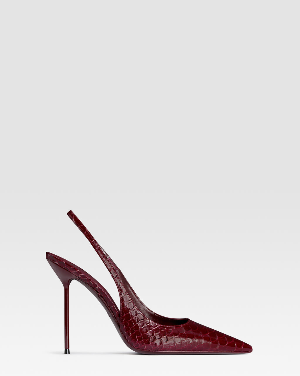 PYTHON-PRINT LEDER SLINGBACK