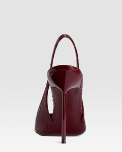 PYTHON-PRINT LEDER SLINGBACK