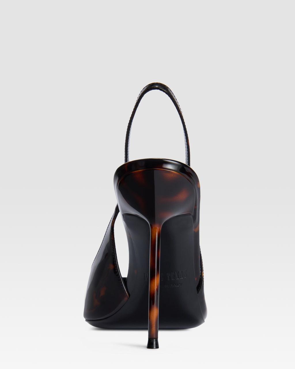 LACKLEDER SLINGBACK IN SCHILDPATT-OPTIK