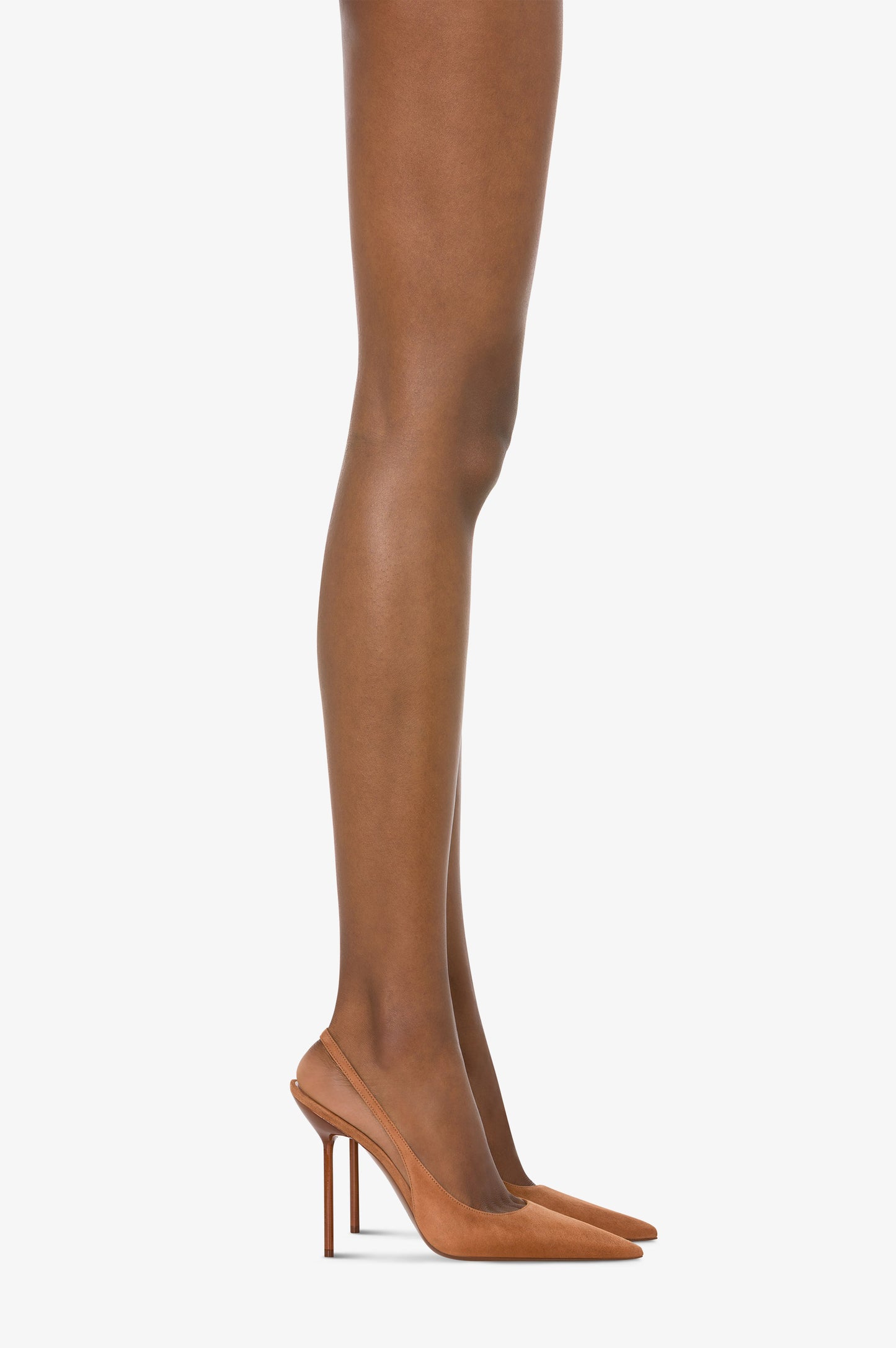 Slingbacks en ante color conac