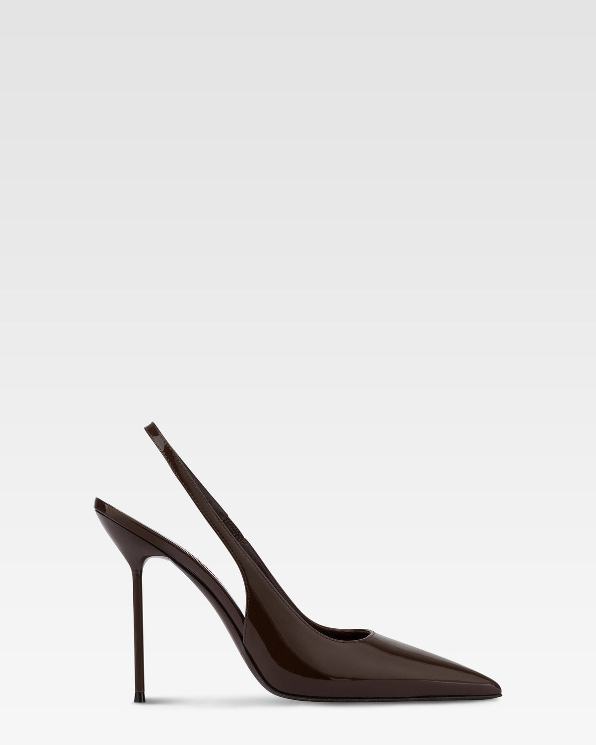 Slingback in vernice
