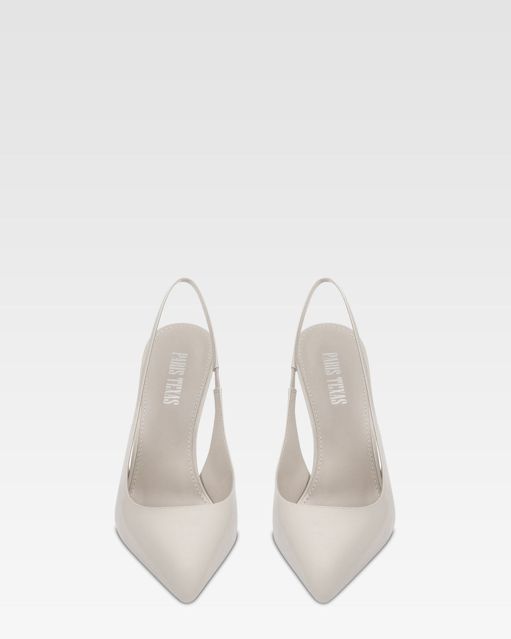 Slingbacks de charol gris