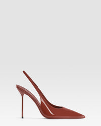 SLINGBACK IN VERNICE — DESERT ROSE