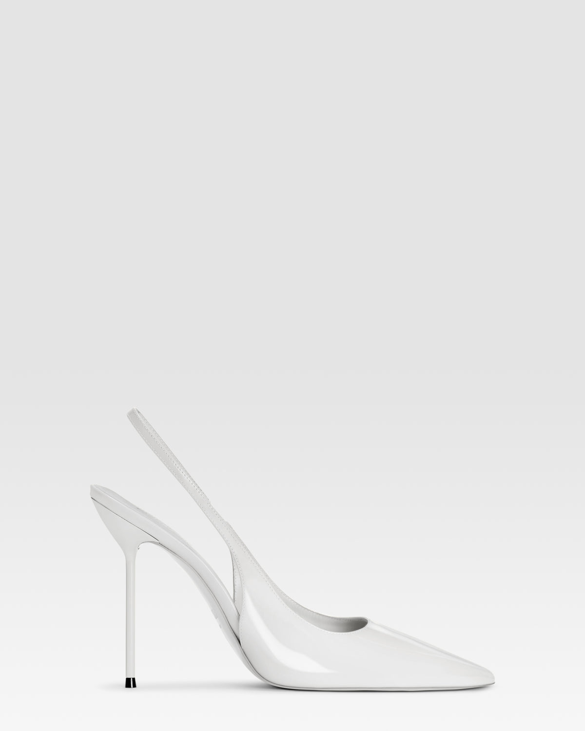 Slingback in vernice